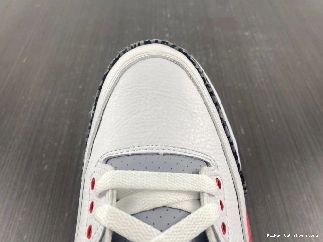 Kicked Out Shoe Store Fire DN3707-160 Jordan Red Air 3 OG 0810